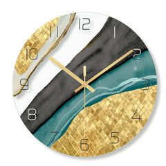 Glass Nordic Design Wall Clock
