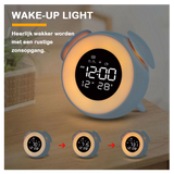 FettleLife Retro Digitale Wekker met Wake Up Light