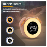 FettleLife Retro Digitale Wekker met Wake Up Light