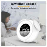 FettleLife Retro Digitale Wekker met Wake Up Light
