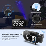 FettleLife PROX20 Wekkerradio met Projectie Klok