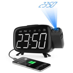 FettleLife PROX20 Wekkerradio met Projectie Klok