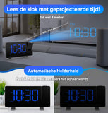 FettleLife PROX50 Wekkerradio met Projectie Klok